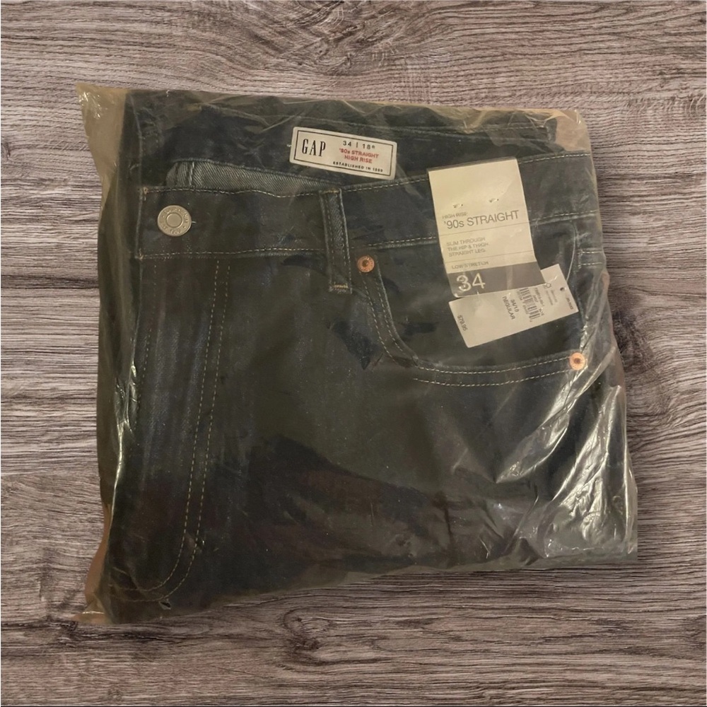 GAP Women's Straight Leg Jeans - Dark Blue